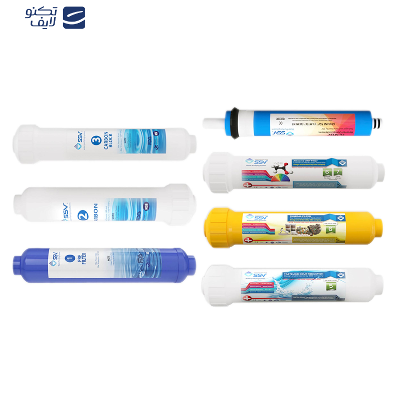 فیلتر دستگاه تصفیه آب اس اس وی مدل L700 بسته 7 عددی فیلتر دستگاه تصفیه آب اس اس وی مدل L700 بسته 7 عددی