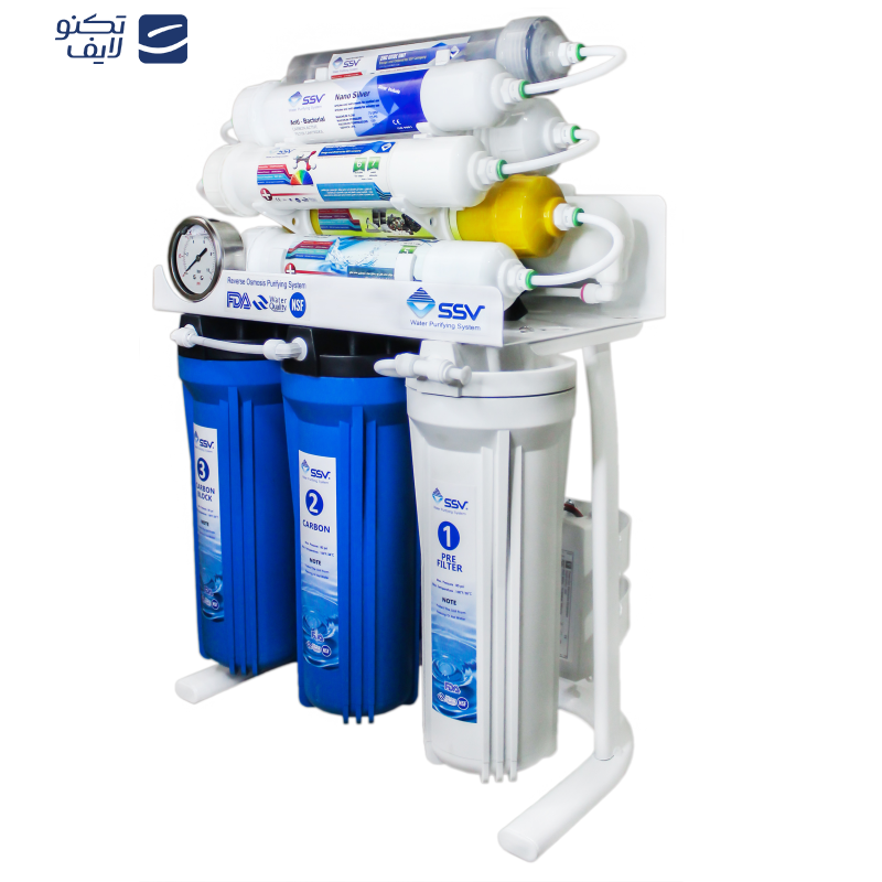 دستگاه تصفیه کننده آب اس اس وی مدل MaxBlue 2wx1150 به همراه شیر تصفیه آب دستگاه تصفیه کننده آب اس اس وی مدل MaxBlue 2wx1150 به همراه شیر تصفیه آب