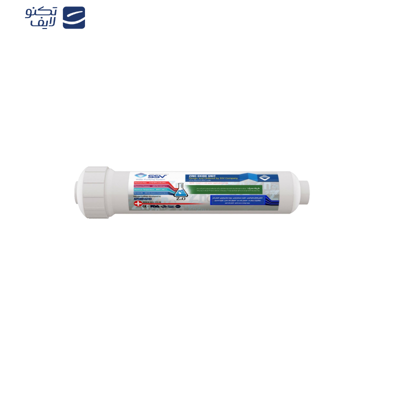 فیلتر دستگاه تصفیه آب اس اس وی مدل ZincOxide فیلتر دستگاه تصفیه آب اس اس وی مدل ZincOxide