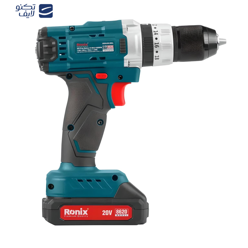 دریل پیچ گوشتی  رونیکس مدل شارژی کد 8620