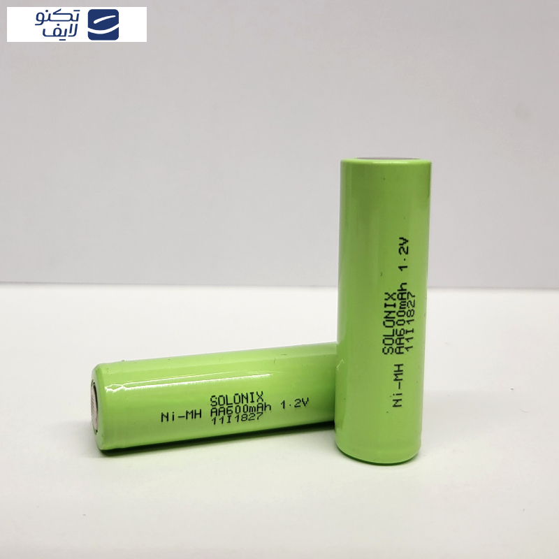 باتری قلمی شارژی سولونیکس مدل صنعتی 600mAh سر تخت بسته 2 عددی باتری قلمی شارژی سولونیکس مدل صنعتی 600mAh سر تخت بسته 2 عددی