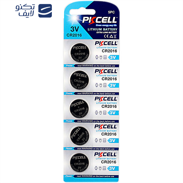 باتری سکه ای پیکی سل مدل CR2016 3V Lithium Manganese بسته 20 عددی باتری سکه ای پیکی سل مدل CR2016 3V Lithium Manganese بسته 20 عددی