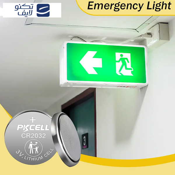 باتری سکه ای پی‌کی سل مدل CR2032 3V Lithium Manganese مجموعه 6 عددی 