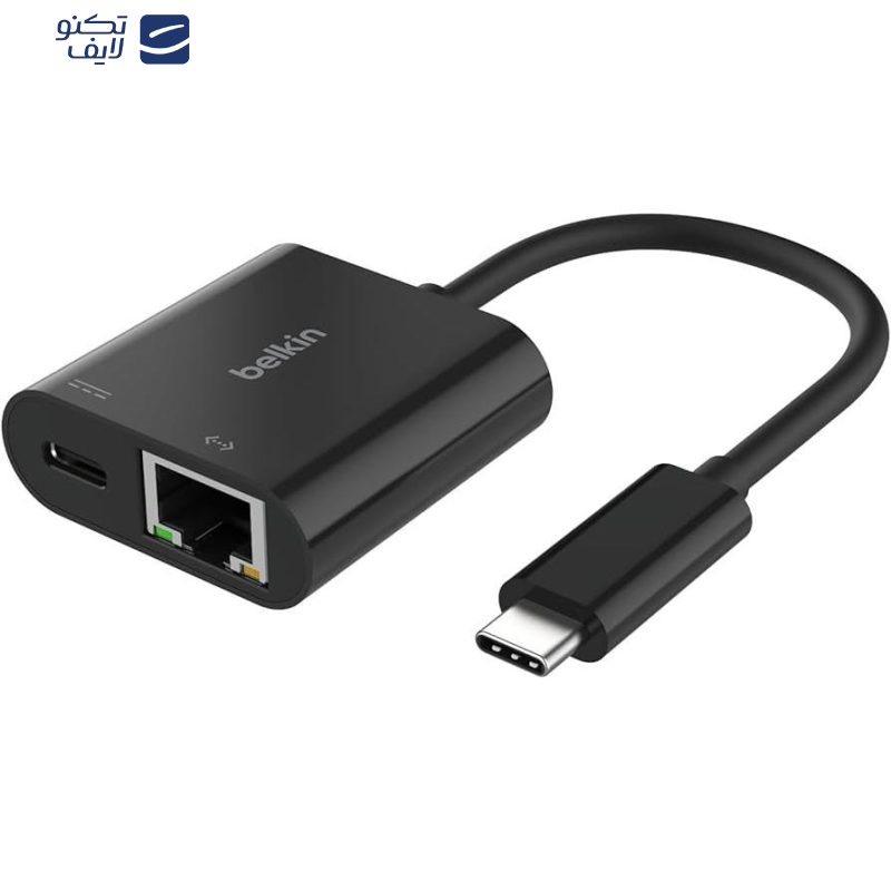 مبدل USB-C به Ethernet بلکین مدل INC001btBK مبدل USB-C به Ethernet بلکین مدل INC001btBK