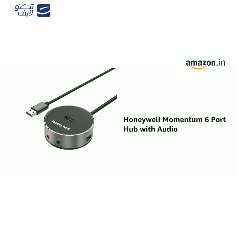 هاب 6 پورت USB 2.0 هانیول مدل Momentum هاب 6 پورت USB 2.0 هانیول مدل Momentum