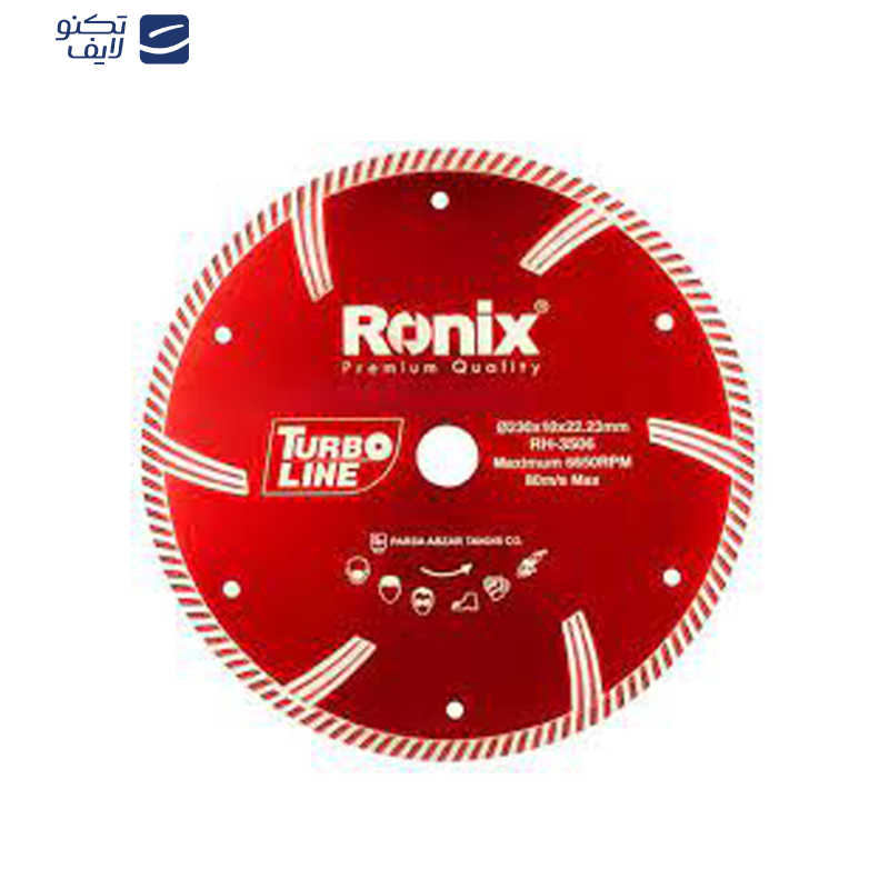 صفحه گرانیت بر توربو رونیکس مدل RH-3506 صفحه گرانیت بر توربو رونیکس مدل RH-3506