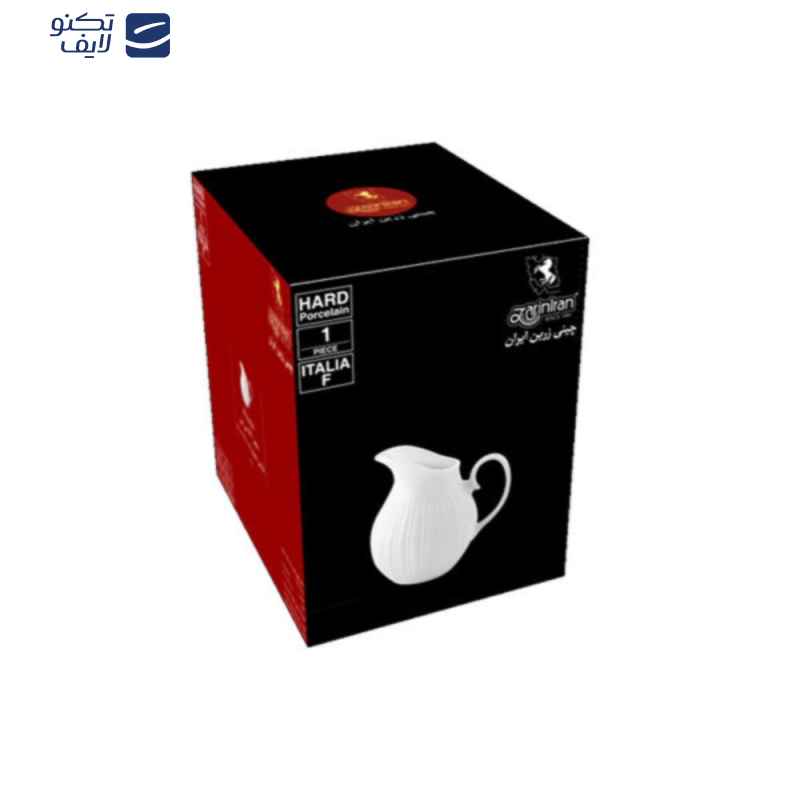 پارچ چینی زرین ایران مدل ریز ترک 6 درجه یک پارچ چینی زرین ایران مدل ریز ترک 6 درجه یک