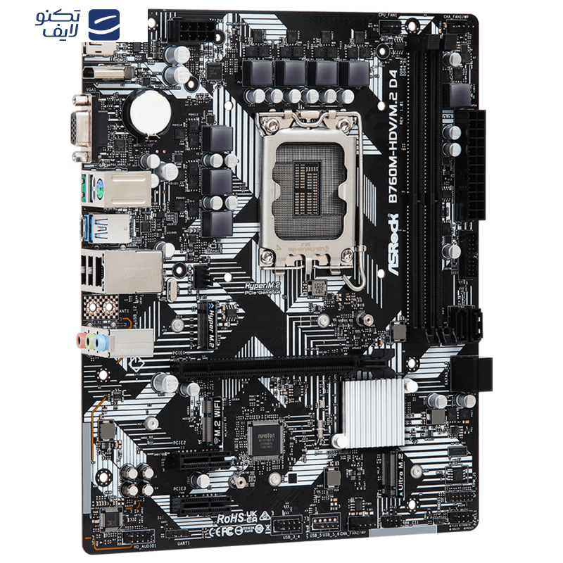 مادربرد ازراک مدل B760M-HDV/M.2 D4 مادربرد ازراک مدل B760M-HDV/M.2 D4