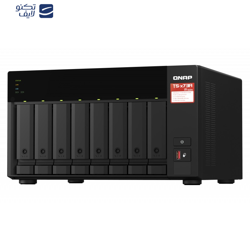 ذخیره ساز تحت شبکه کیونپ مدل TS-873A-8G ذخیره ساز تحت شبکه کیونپ مدل TS-873A-8G