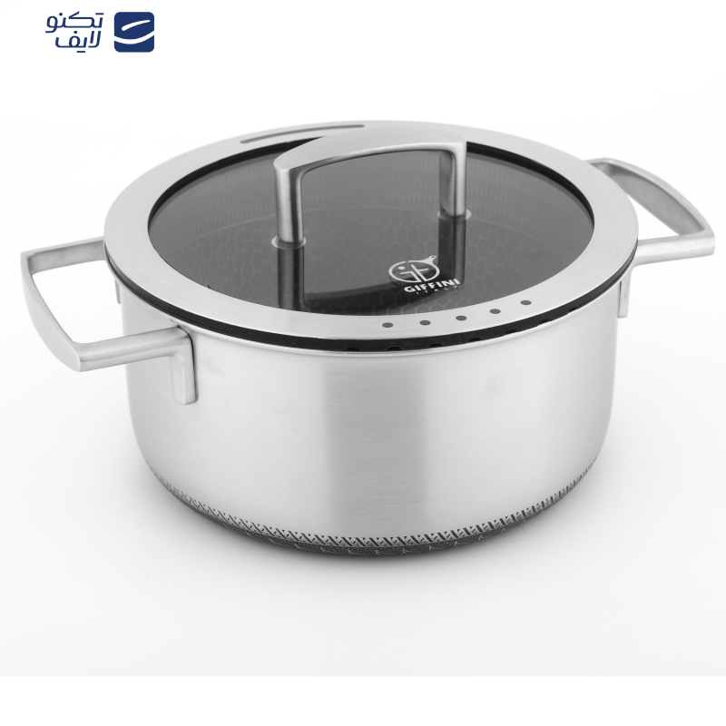 سرویس قابلمه و تابه 9 پارچه استیل جی فی نی مدل 09 سرویس قابلمه و تابه 9 پارچه استیل جی فی نی مدل 09