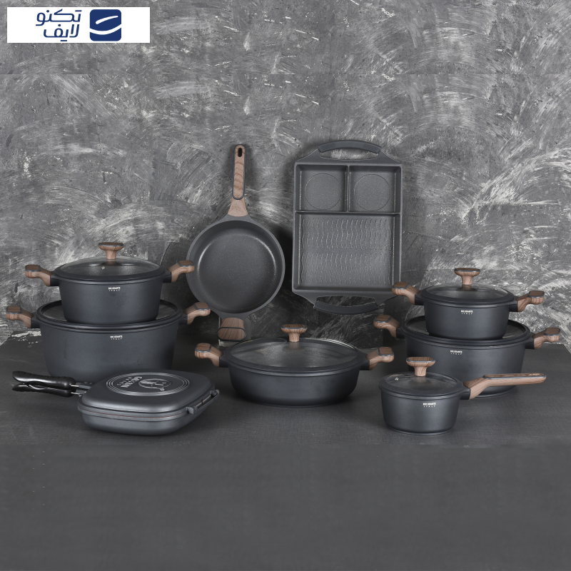 سرویس قابلمه 17 پارچه جی فی نی مدل G-03 سرویس قابلمه 17 پارچه جی فی نی مدل G-03