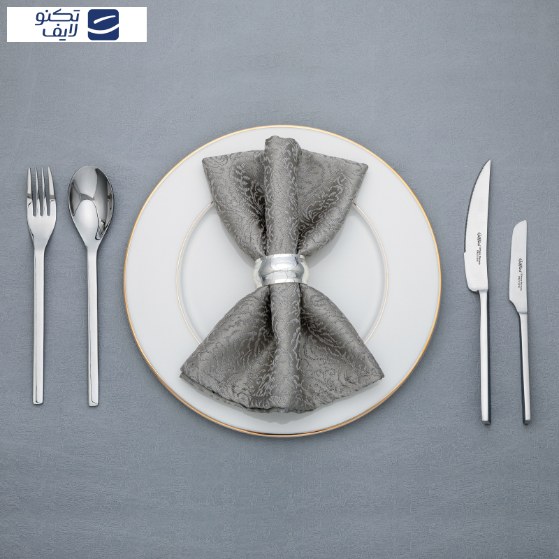 سرویس قاشق و چنگال 142 پارچه جی فی نی مدل 105M سوپر لاکچری سرویس قاشق و چنگال 142 پارچه جی فی نی مدل 105M سوپر لاکچری