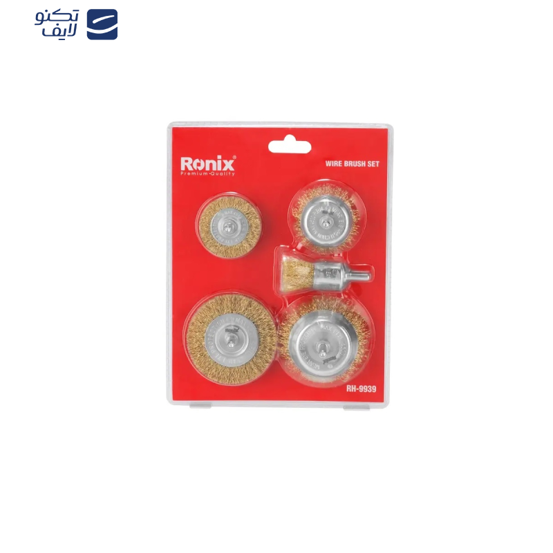 فرچه سیمی سر دریلی رونیکس مدل RH-9939 مجموعه 5 عددی فرچه سیمی سر دریلی رونیکس مدل RH-9939 مجموعه 5 عددی