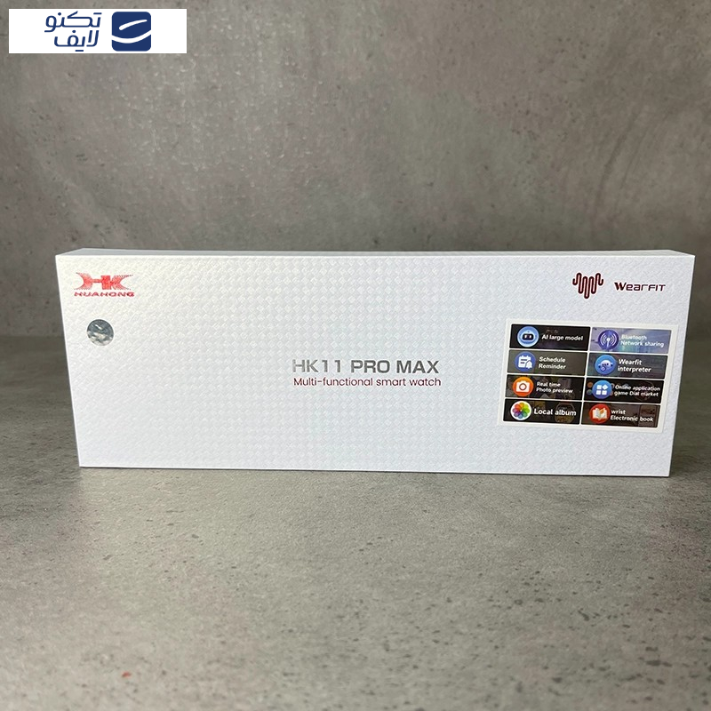 ساعت هوشمند 2.02 اینچی ویرفیت مدل HK 11 PRO MAX با بند سیلیکونی ساعت هوشمند 2.02 اینچی ویرفیت مدل HK 11 PRO MAX با بند سیلیکونی