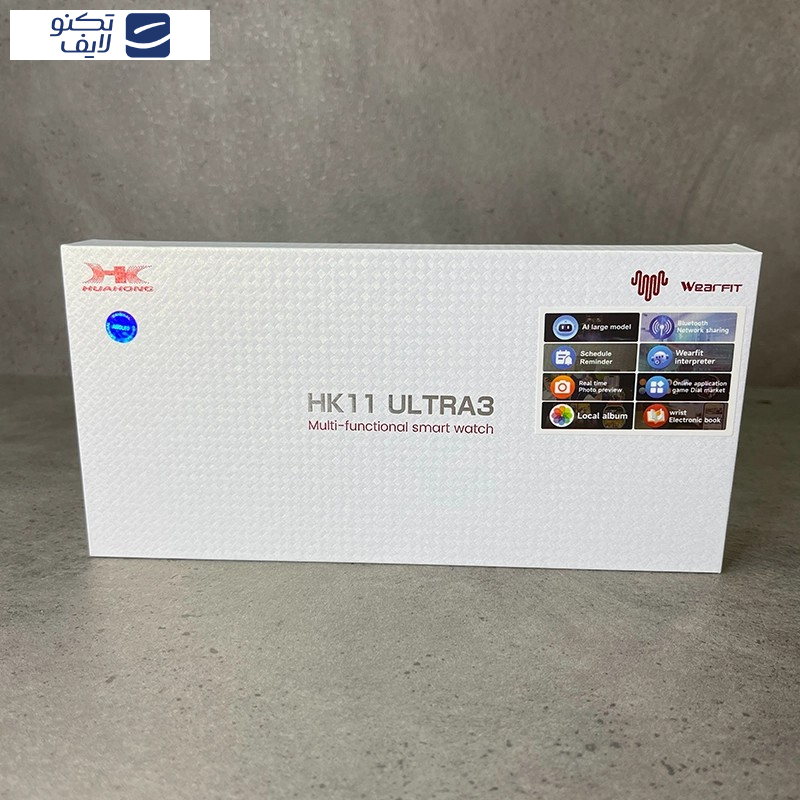 ساعت هوشمند 2.02 اینچی ویرفیت مدل HK 11 ULTRA3 با بند سیلیکونی ساعت هوشمند 2.02 اینچی ویرفیت مدل HK 11 ULTRA3 با بند سیلیکونی