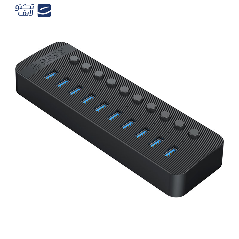 هاب 10 پورت USB 3.0 اوریکو مدل CT2U3-10AB هاب 10 پورت USB 3.0 اوریکو مدل CT2U3-10AB