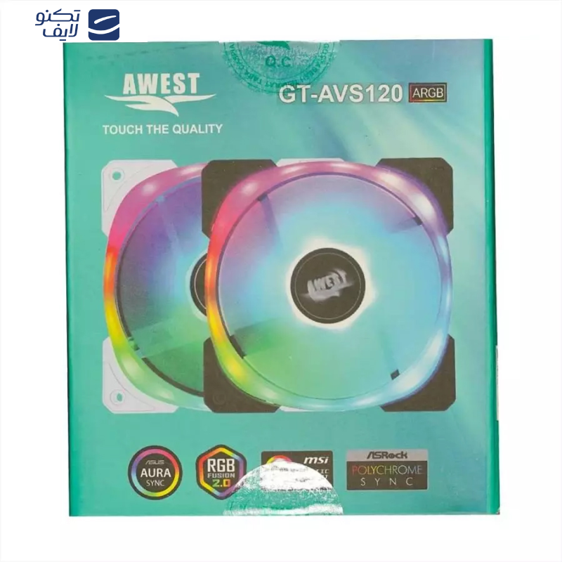 فن کیس اوست مدل GT-AVS120 ARGB Black فن کیس اوست مدل GT-AVS120 ARGB Black