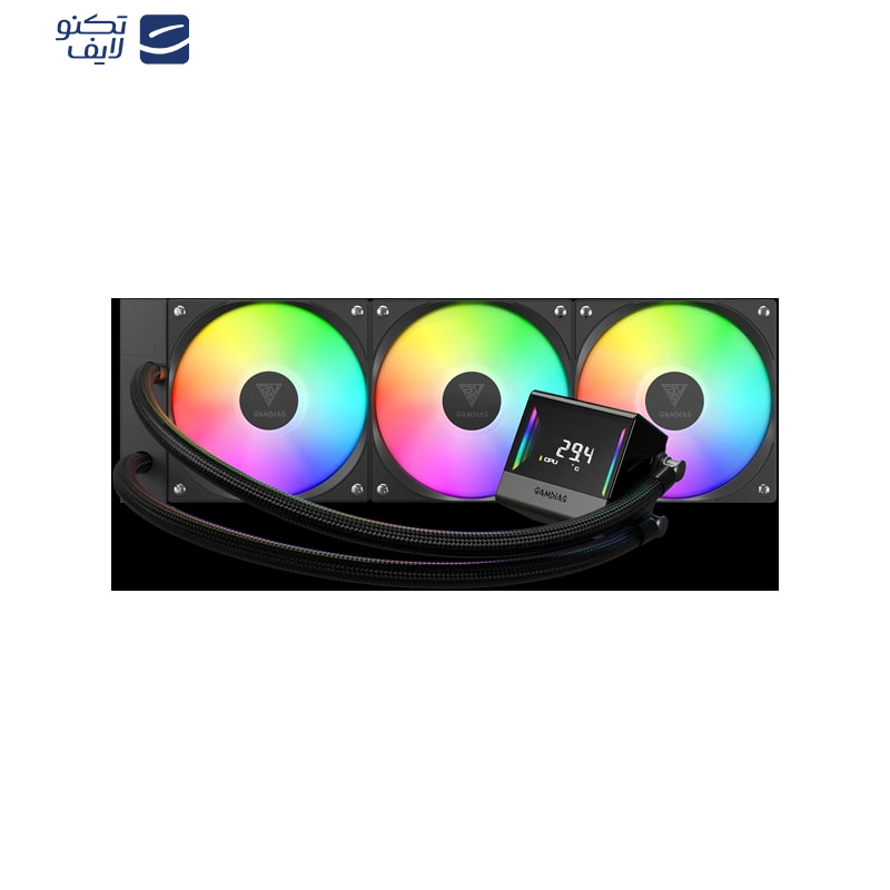 سیستم خنک کننده آبی گیم دیاس مدل CHIONE E4-360 BK سیستم خنک کننده آبی گیم دیاس مدل CHIONE E4-360 BK