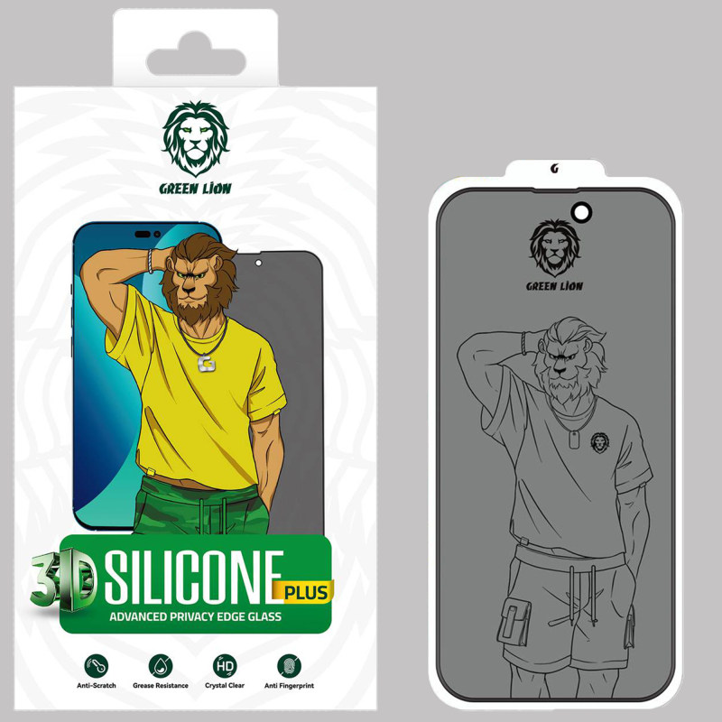گلس گوشی اپل آیفون 14 گرین مدل Silicone Privacy-HD Plus گلس گوشی اپل آیفون 14 گرین مدل Silicone Privacy-HD Plus