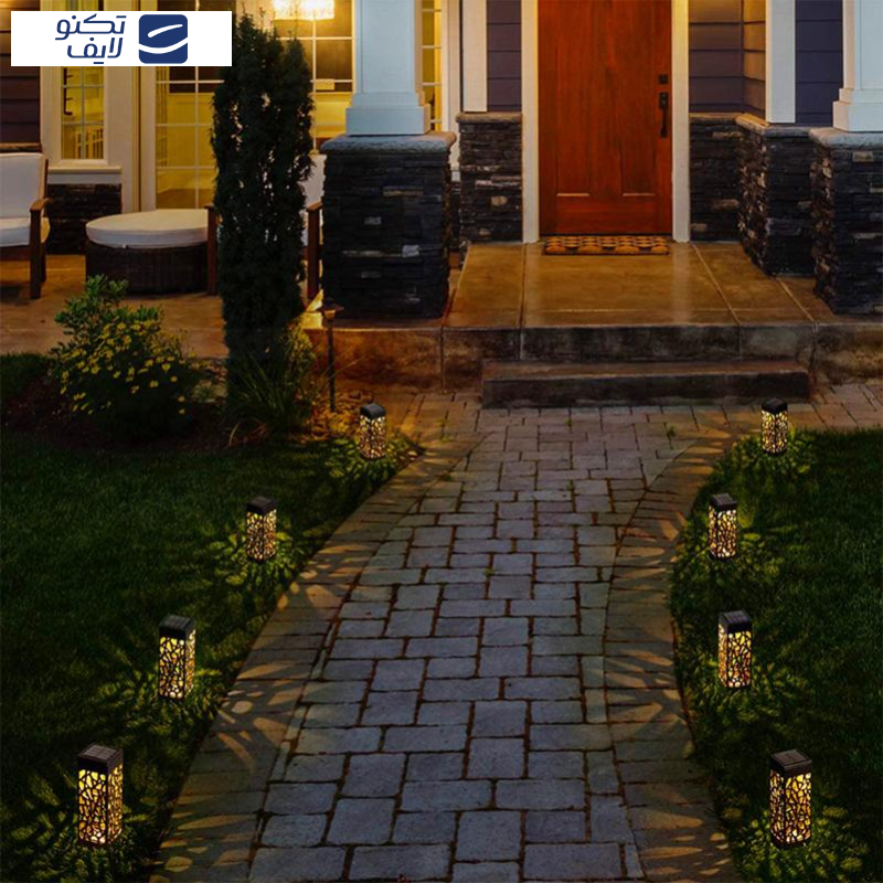 چراغ باغی خورشیدی سولونیکس مدل مکعب بسته 8 عددی چراغ باغی خورشیدی سولونیکس مدل مکعب بسته 8 عددی