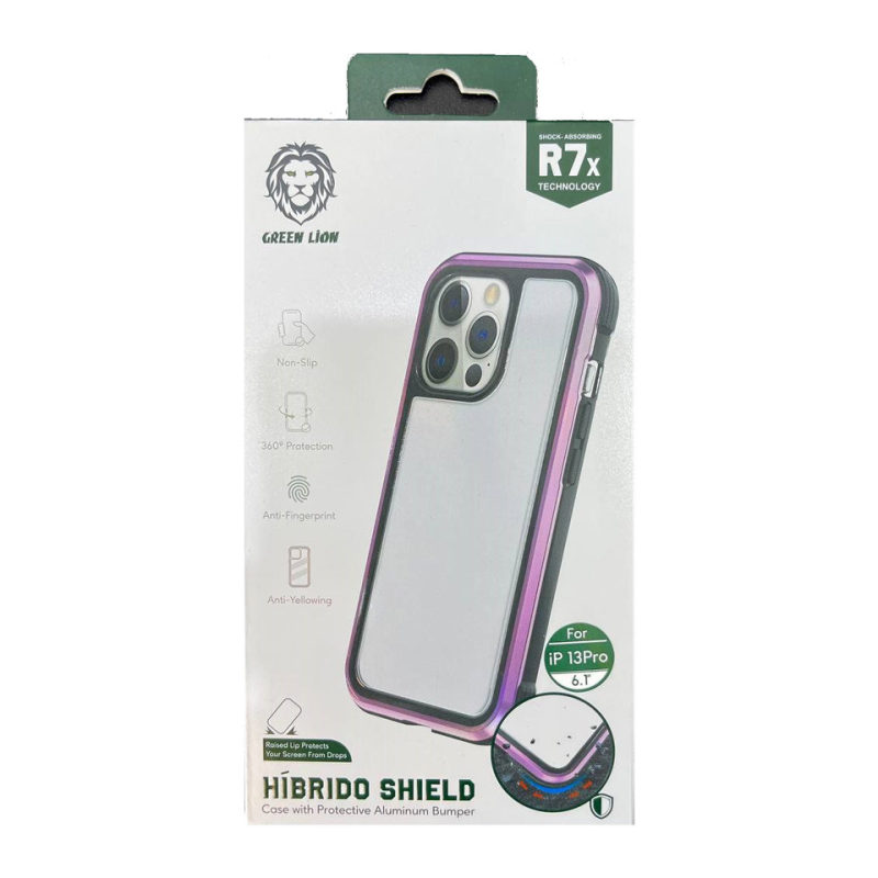 کاور گوشی اپل iphone 13 pro گرین مدل hibrido
