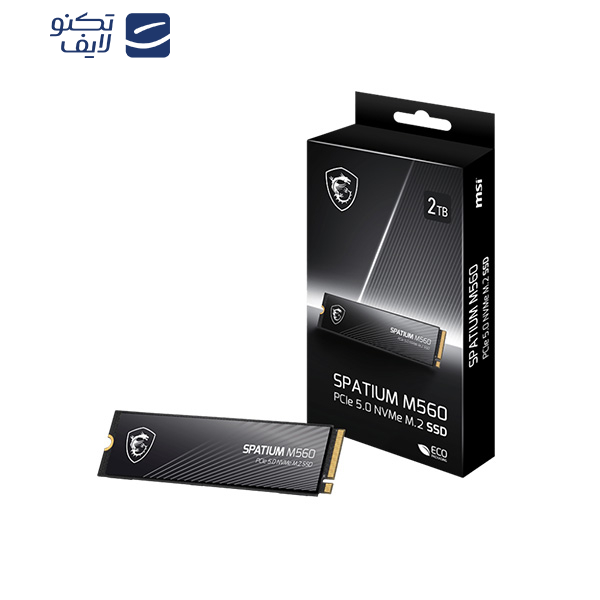 اس اس دی اینترنال PCIe 5.0 ام اس آی مدل MSI SPATIUM M560 ظرفیت دو ترابایت اس اس دی اینترنال PCIe 5.0 ام اس آی مدل MSI SPATIUM M560 ظرفیت دو ترابایت