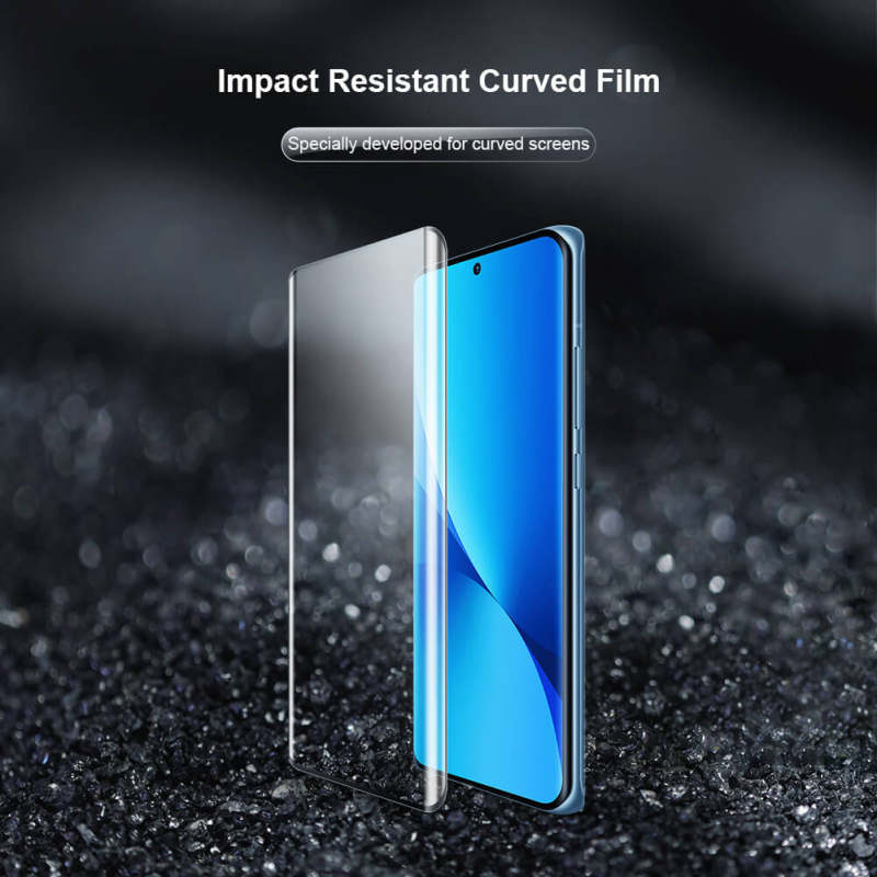 گلس گوشی شیائومی Mi 12 نیلکین مدل Impact Resistant بسته دو عددی