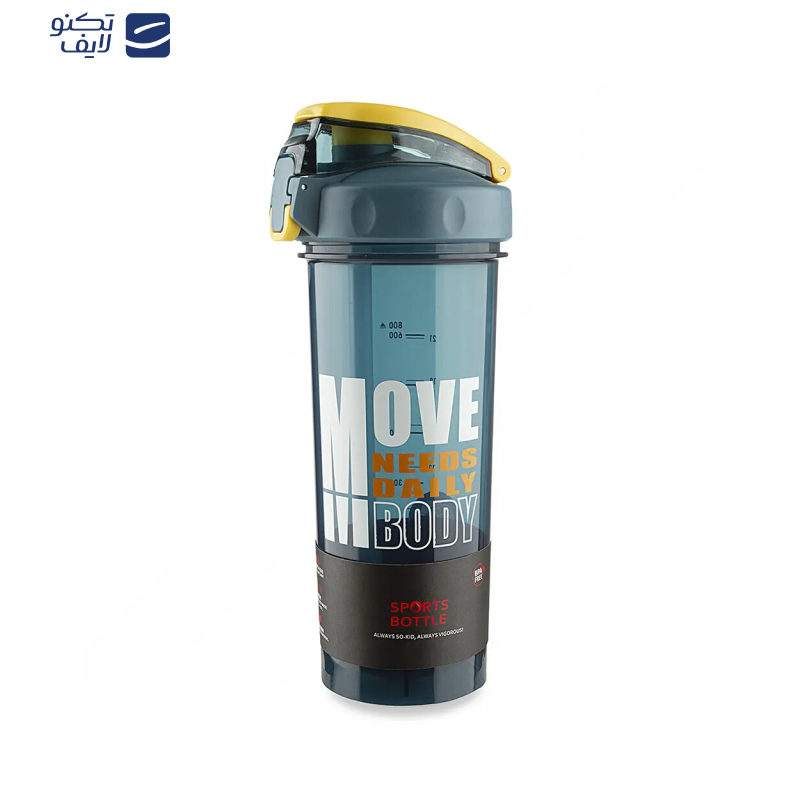 شیکر مدل MOVE BODY گنجایش 0.8 لیتر شیکر مدل MOVE BODY گنجایش 0.8 لیتر