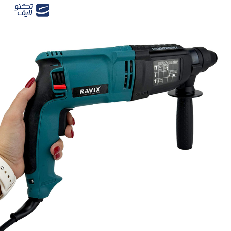 دریل بتن کن 26 میلی‌متری 850 وات راویکس مدل RV2603