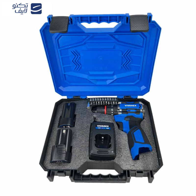 دریل شارژی 16/8 ولت براشلس ویوارکس مدل VR1610V-21BL دریل شارژی 16/8 ولت براشلس ویوارکس مدل VR1610V-21BL