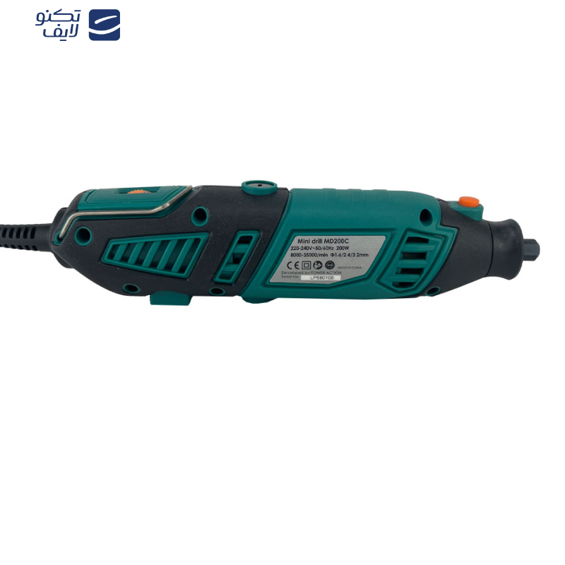 فرز مینیاتوری دیمردار 3.2 میلیمتر توان 200 وات پاوراکشن مدل MD200C مجموعه 218 عددی فرز مینیاتوری دیمردار 3.2 میلیمتر توان 200 وات پاوراکشن مدل MD200C مجموعه 218 عددی