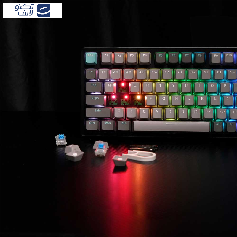 کیبورد مخصوص بازی فنتک مدل ATOM PRO96 MK914REDSWITCH کیبورد مخصوص بازی فنتک مدل ATOM PRO96 MK914REDSWITCH