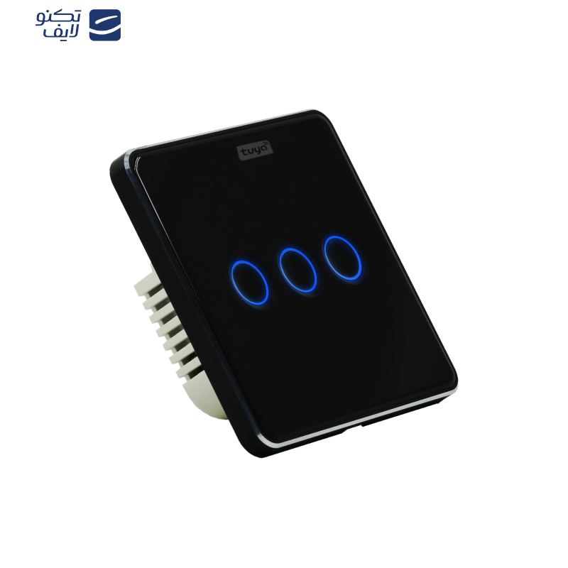کلید هوشمند تویا مدل کلید سه پل Zigbee طرح curve کد 2211043 کلید هوشمند تویا مدل کلید سه پل Zigbee طرح curve کد 2211043