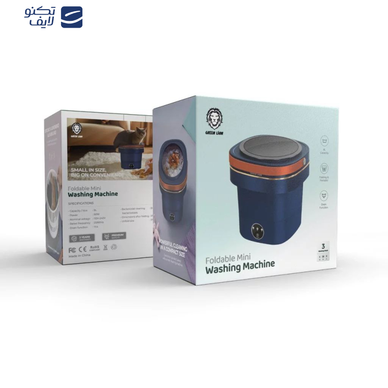 مینی واش گرین لاین مدل GNMINIWM9L mini washing machine 9L