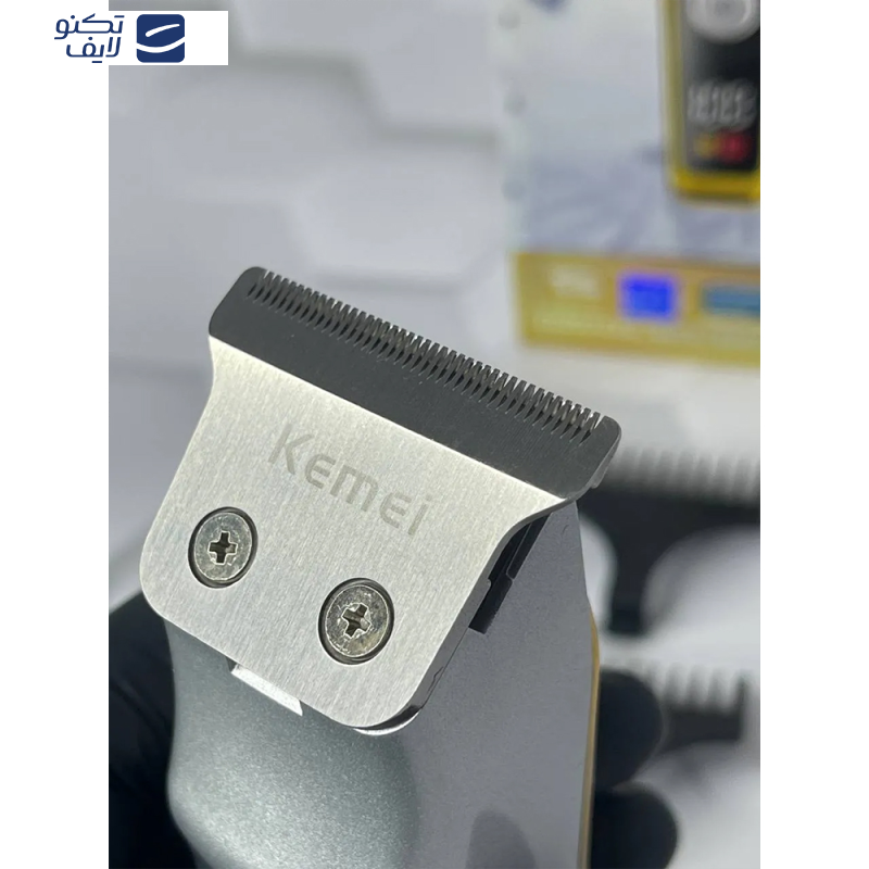 ماشین اصلاح موی سر و صورت شارژی کیمی مدل KM-287 ماشین اصلاح موی سر و صورت شارژی کیمی مدل KM-287