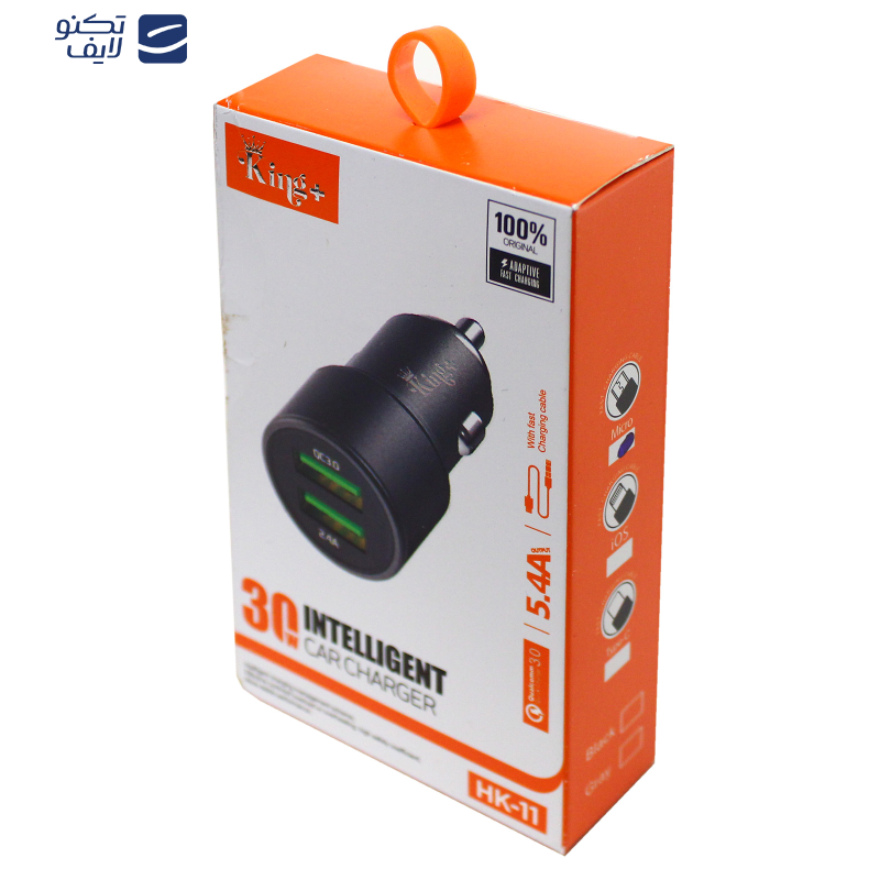 شارژر فندکی کینگ مدل HK-11 شارژر فندکی کینگ مدل HK-11