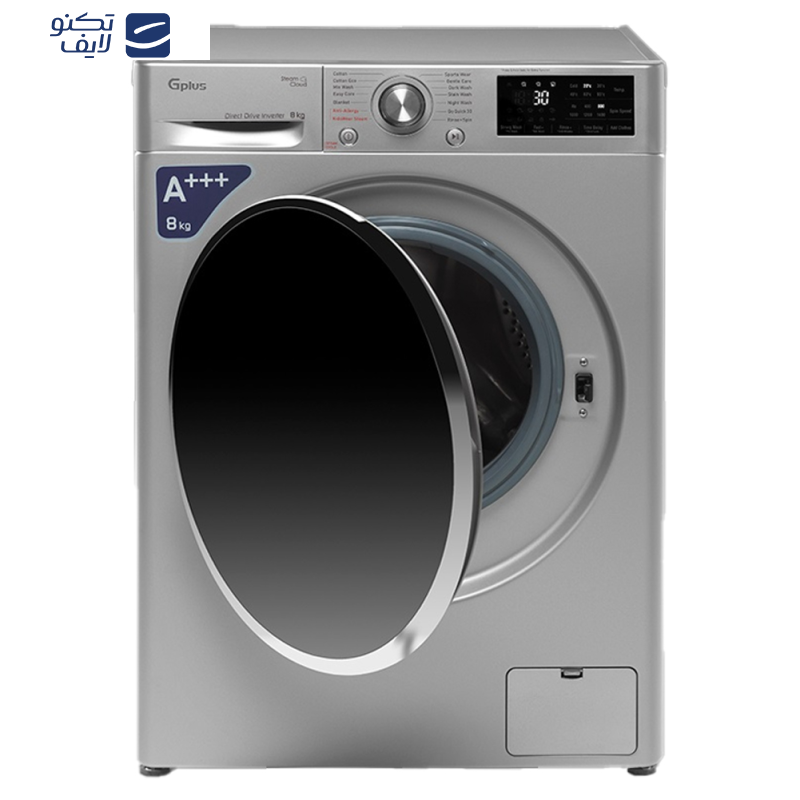 ماشین لباسشویی 8 کیلوگرم اتوماتیک جی پلاس مدل GWM-R88S.KTN ماشین لباسشویی 8 کیلوگرم اتوماتیک جی پلاس مدل GWM-R88S.KTN