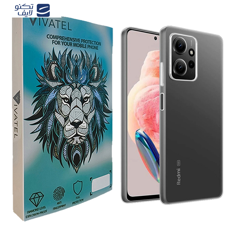 کاور ویواتل مدل Transparent مناسب برای گوشی موبایل شیائومی Redmi Note 12 4G