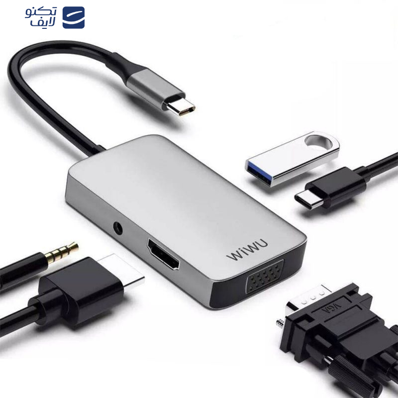 هاب 5 پورت ویوو مدل A513 HVP هاب 5 پورت ویوو مدل A513 HVP