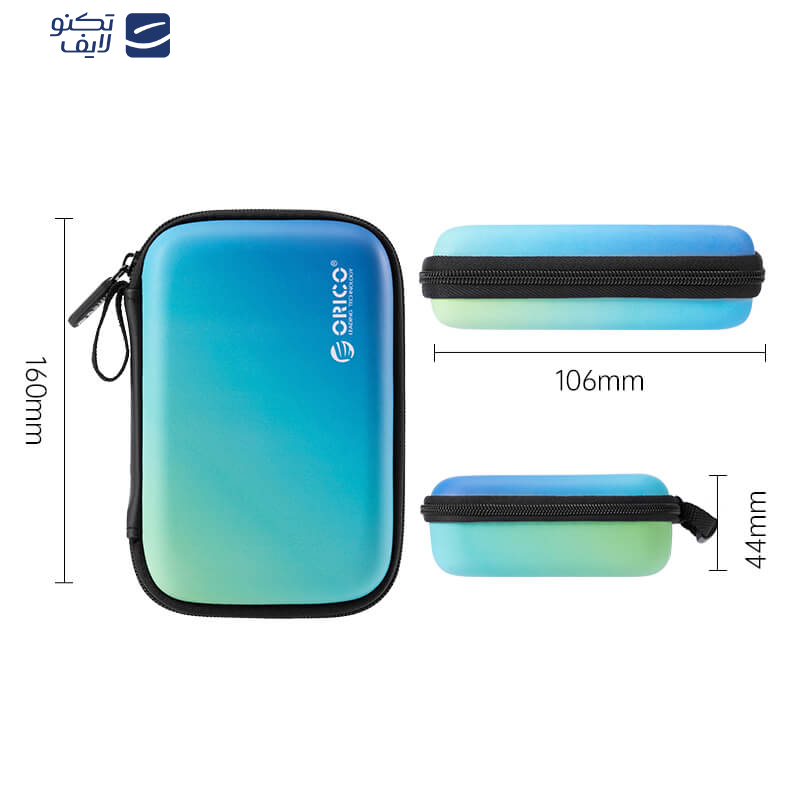 کیف محافظ هارد اکسترنال ۲.۵ اینچ اوریکو مدل HXC25 کیف محافظ هارد اکسترنال ۲.۵ اینچ اوریکو مدل HXC25