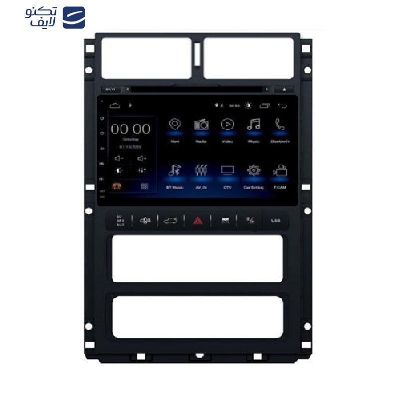 پخش کننده تصویری خودرو مدل TS7 مناسب برای پژو پارس
