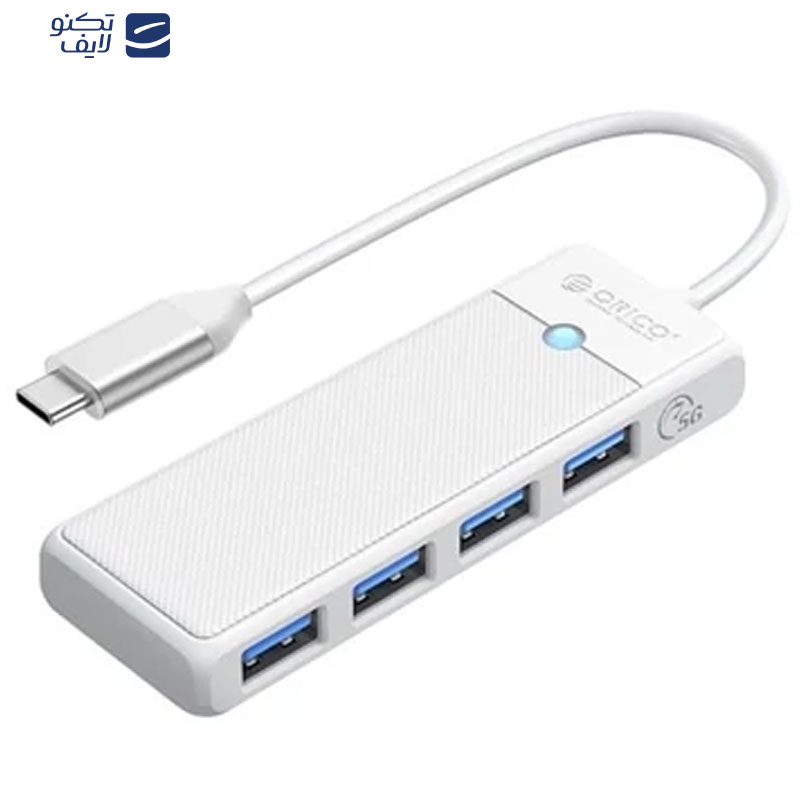 هاب 4 پورت USB-C اوریکو مدل PAPW4A-C3-015 هاب 4 پورت USB-C اوریکو مدل PAPW4A-C3-015