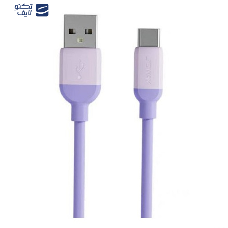 کابل تبدیل USB به USB-C جووی مدل TC-192 طول یک متر کابل تبدیل USB به USB-C جووی مدل TC-192 طول یک متر