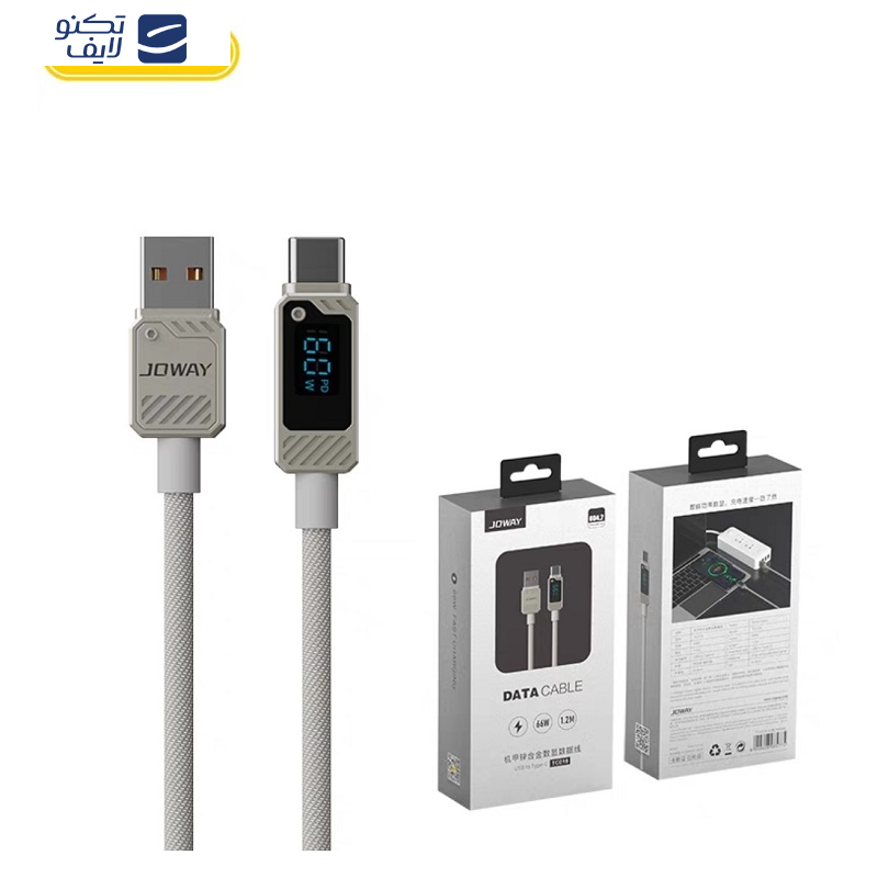 کابل تبدیل USB به USB-C جووی مدل TC-016 طول 1.2 متر کابل تبدیل USB به USB-C جووی مدل TC-016 طول 1.2 متر