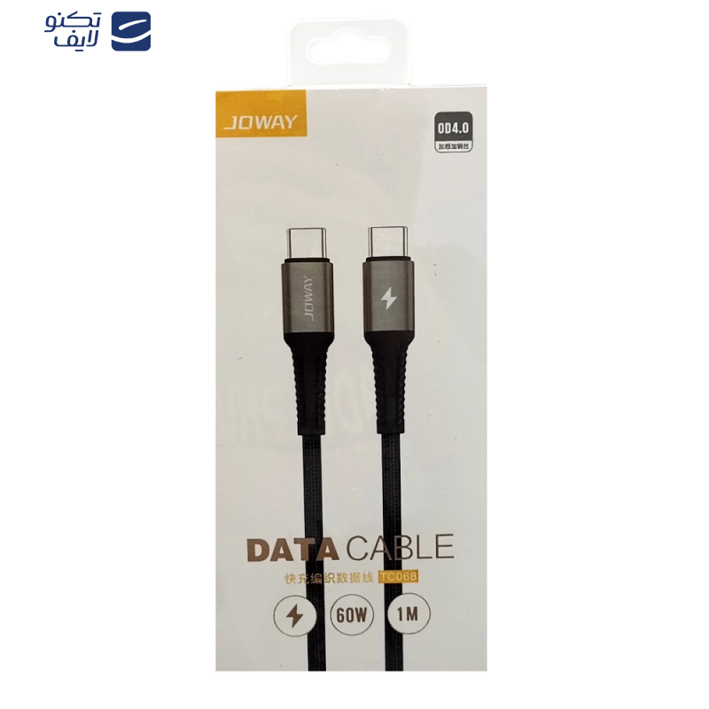 کابل تبدیل USB-c جووی مدل TC-068 طول 1 متر کابل تبدیل USB-c جووی مدل TC-068 طول 1 متر