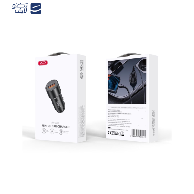 شارژر فندکی 18 وات ایکس او مدل xo-cc54