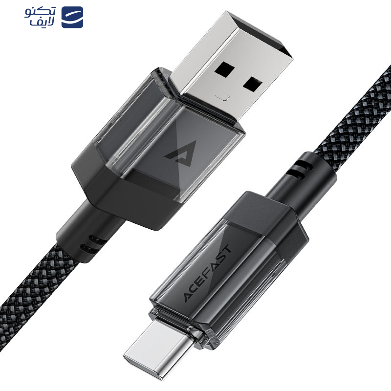 کابل USB به USB-C ایس فست مدل C12-04 طول 1.2 متر