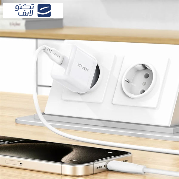 شارژر دیواری 20 وات ایس فست مدل A130 شارژر دیواری 20 وات ایس فست مدل A130