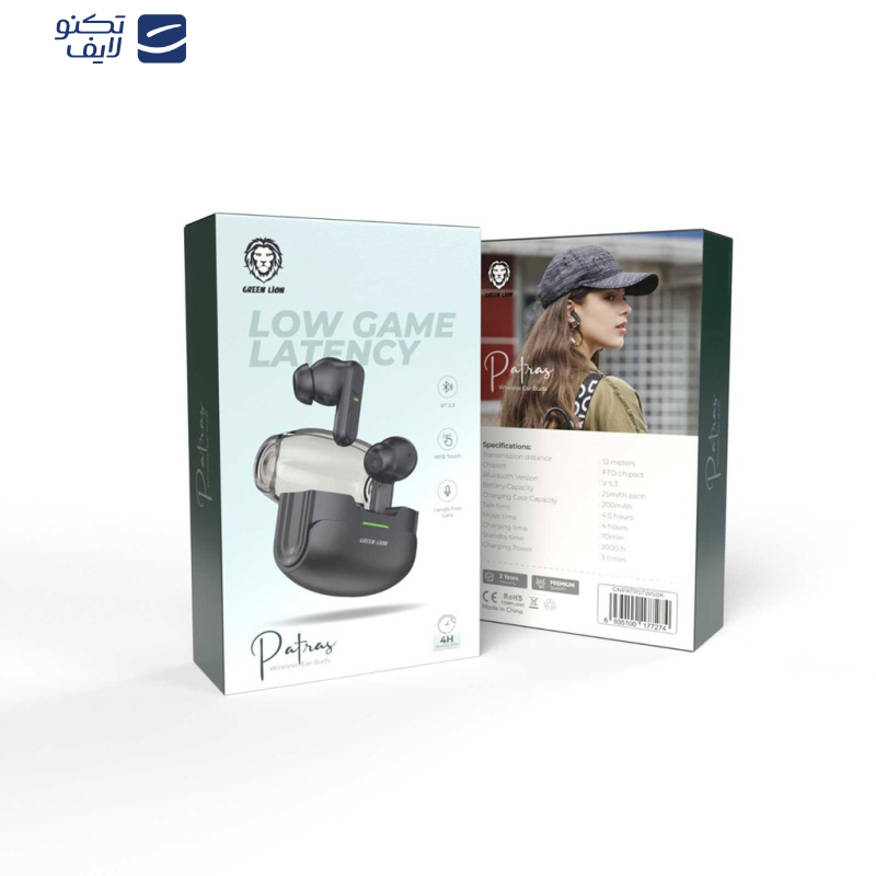 هندزفری بلوتوثی گرین لاین مدل پاتراس هندزفری بلوتوثی گرین لاین مدل پاتراس