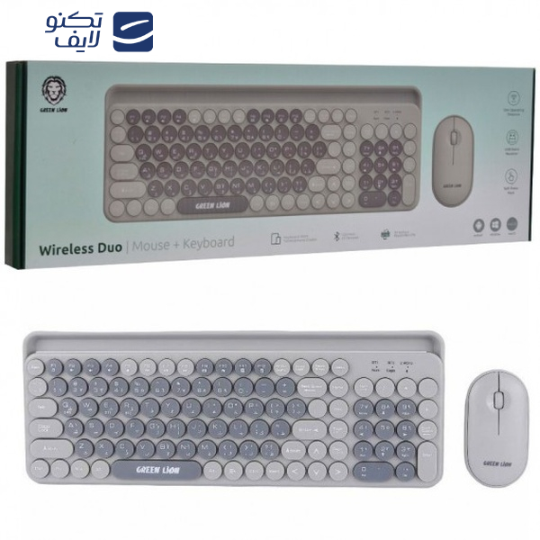 کیبورد و ماوس گرین لاین مدل Wireless duo کیبورد و ماوس گرین لاین مدل Wireless duo